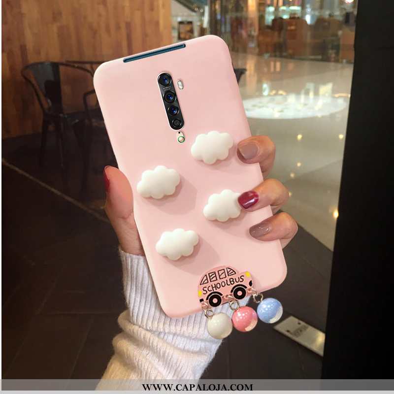 Capa Oppo Reno2 Z Protetoras Lift Antiqueda Malha Rosa, Capas Oppo Reno2 Z Personalizada Baratas