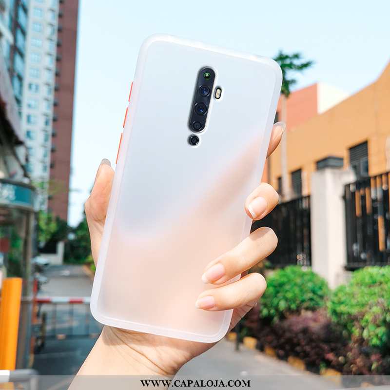 Capa Oppo Reno2 Z Tendencia Protetoras Telemóvel Fosco Branco, Capas Oppo Reno2 Z Soft Baratos