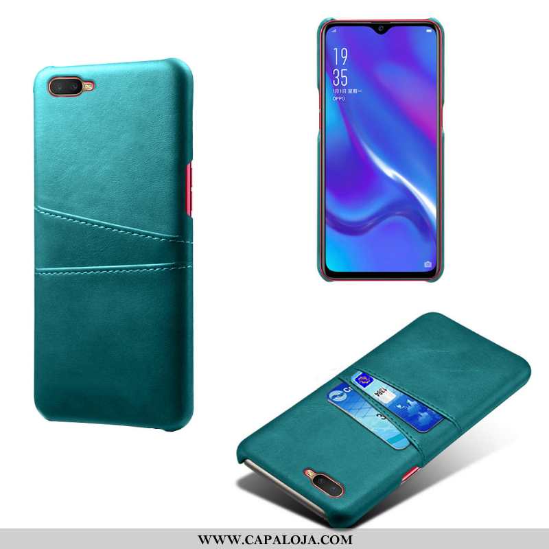 Capa Oppo Rx17 Neo Couro Telemóvel Cinza Capas, Oppo Rx17 Neo Protetoras Online