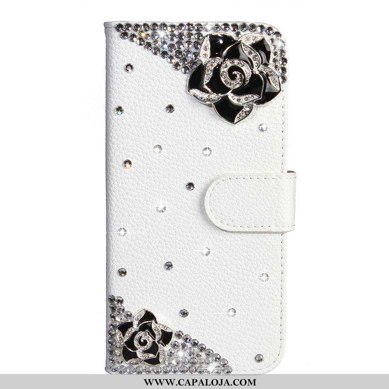 Capa Samsung Galaxy A10 Couro Laço Cover Branco, Capas Samsung Galaxy A10 Protetoras Venda