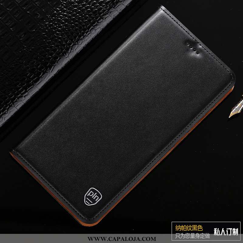 Capa Samsung Galaxy A10 Couro Legitimo Capas Antiqueda Telemóvel Castanho, Samsung Galaxy A10 Protet