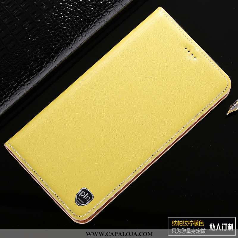 Capa Samsung Galaxy A10 Couro Legitimo Capas Antiqueda Telemóvel Castanho, Samsung Galaxy A10 Protet