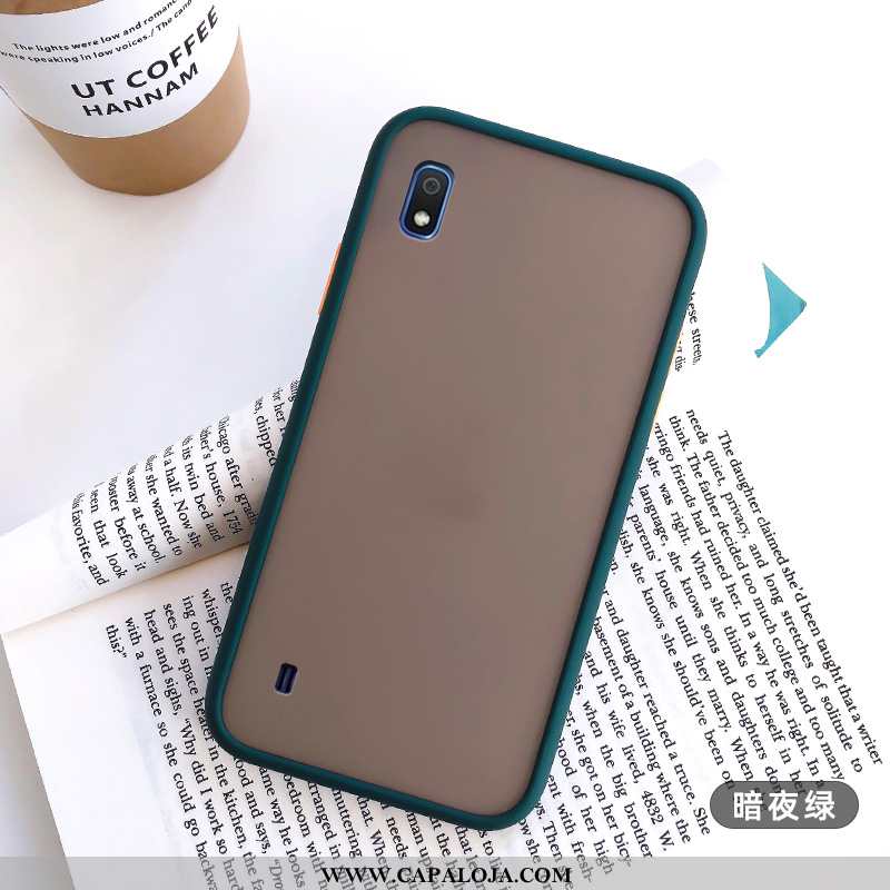 Capa Samsung Galaxy A10 Criativas Nova Casal Silicone Verde, Capas Samsung Galaxy A10 Tendencia Bara