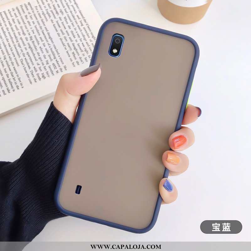 Capa Samsung Galaxy A10 Criativas Nova Casal Silicone Verde, Capas Samsung Galaxy A10 Tendencia Bara