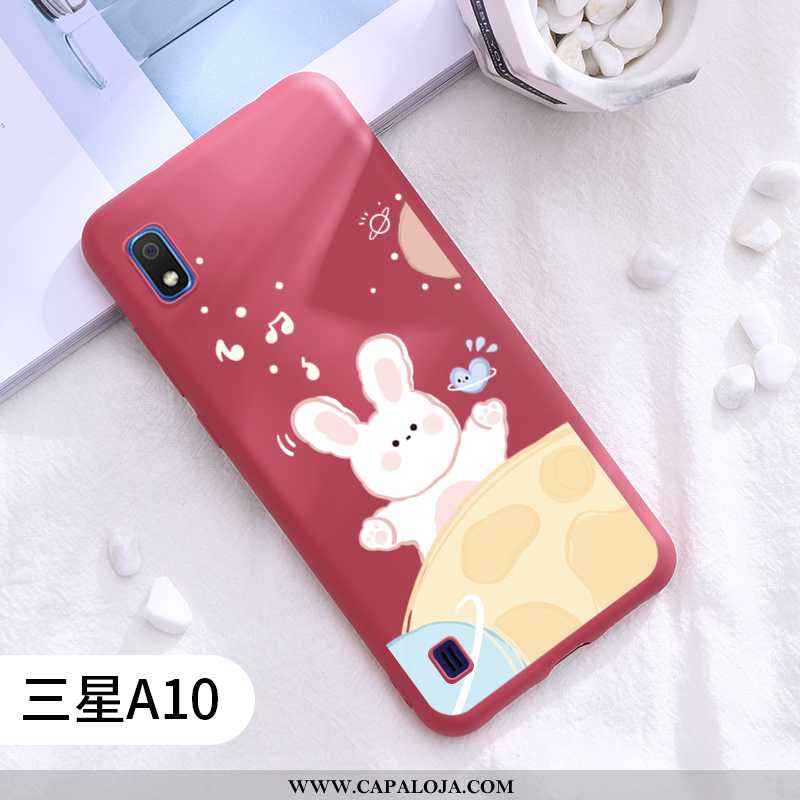 Capa Samsung Galaxy A10 Fosco Capas Silicone Coelho Cinza, Samsung Galaxy A10 Cordao Comprar