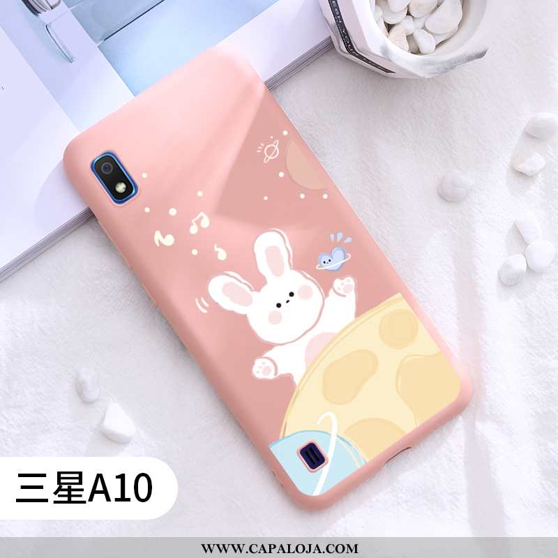 Capa Samsung Galaxy A10 Fosco Capas Silicone Coelho Cinza, Samsung Galaxy A10 Cordao Comprar