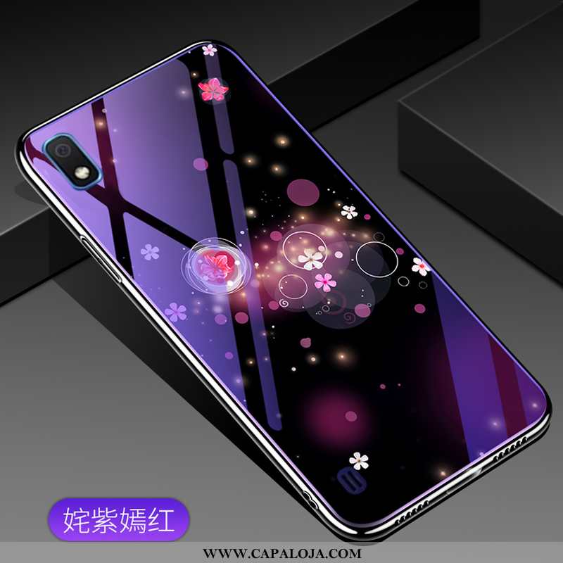 Capa Samsung Galaxy A10 Soft Completa Feminino Cases Roxo, Capas Samsung Galaxy A10 Protetoras Venda