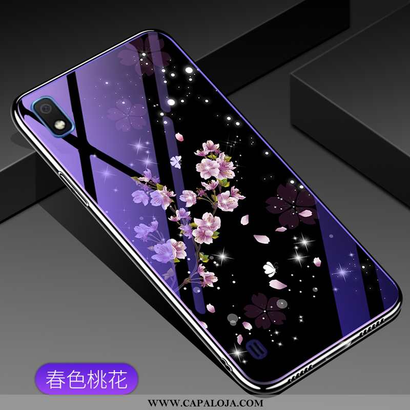 Capa Samsung Galaxy A10 Soft Completa Feminino Cases Roxo, Capas Samsung Galaxy A10 Protetoras Venda