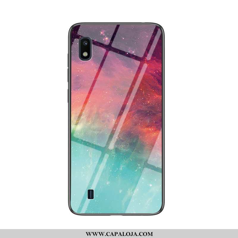 Capa Samsung Galaxy A10 Soft Masculino Malha Vidro Azul Escuro, Capas Samsung Galaxy A10 Protetoras 