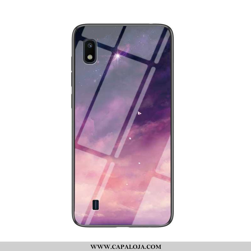 Capa Samsung Galaxy A10 Soft Masculino Malha Vidro Azul Escuro, Capas Samsung Galaxy A10 Protetoras 