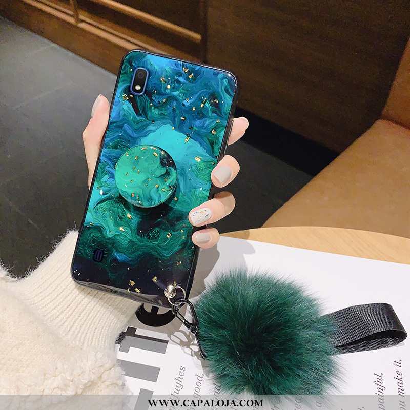 Capa Samsung Galaxy A10 Tendencia Antiqueda Silicone Vermelha Verde, Capas Samsung Galaxy A10 Soft O