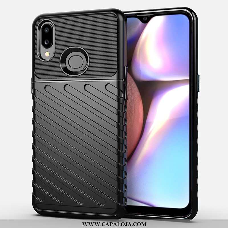 Capa Samsung Galaxy A10s Capas Antiqueda Cases Telemóvel Preto, Samsung Galaxy A10s Aço Online