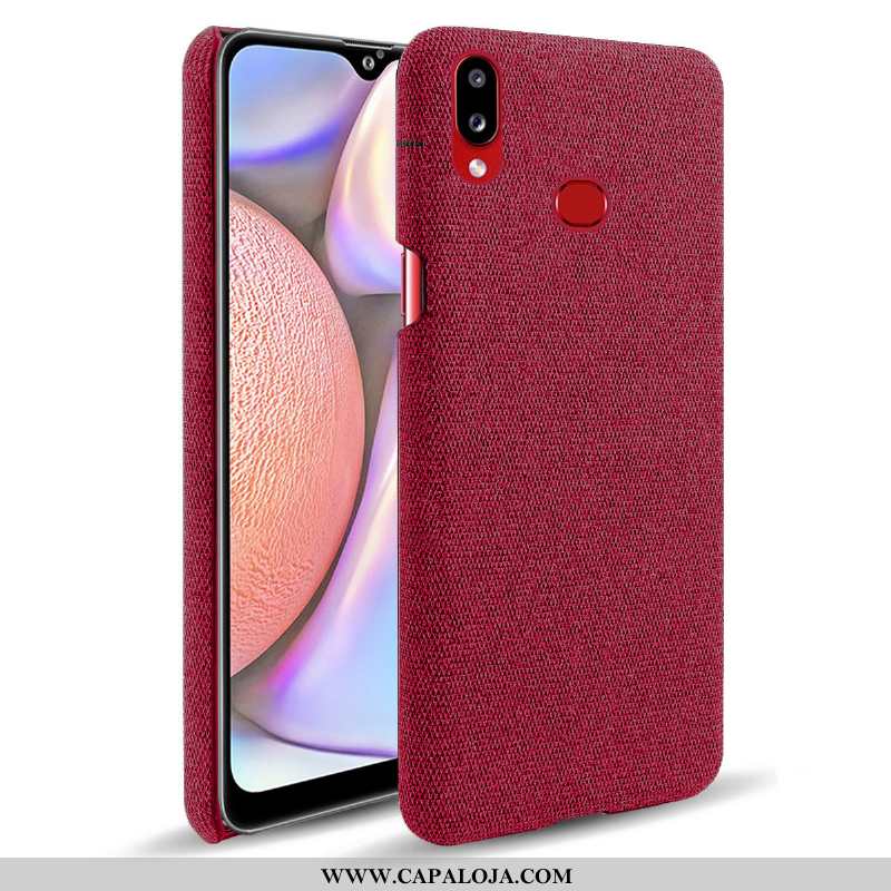 Capa Samsung Galaxy A10s Protetoras Cases Cinza Tecido, Capas Samsung Galaxy A10s Comprar