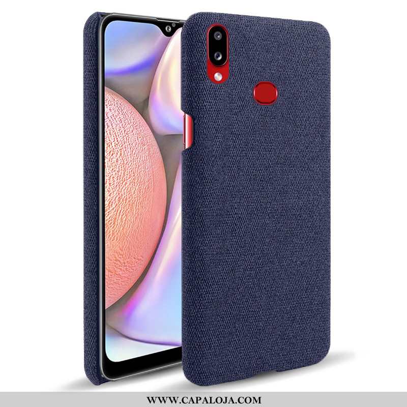 Capa Samsung Galaxy A10s Protetoras Cases Cinza Tecido, Capas Samsung Galaxy A10s Comprar