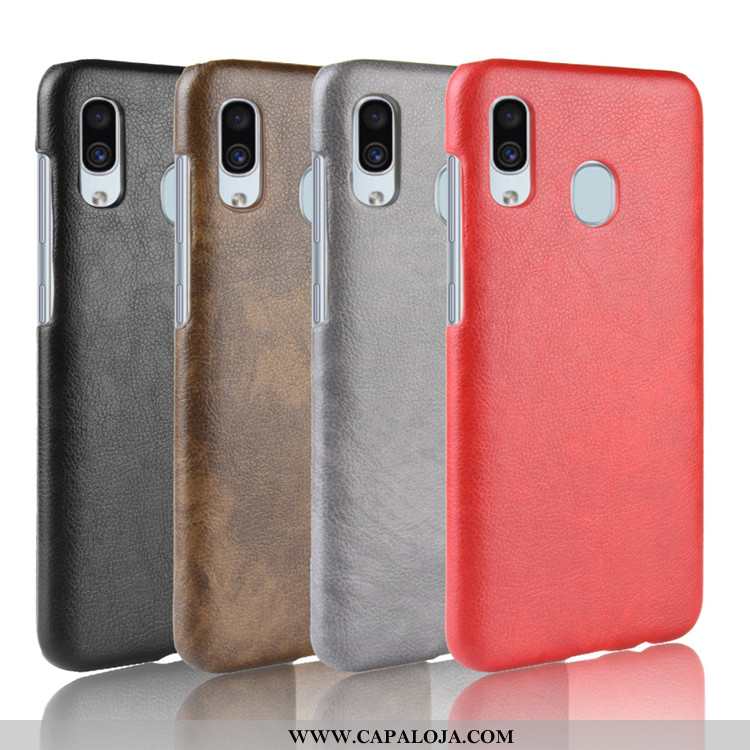 Capa Samsung Galaxy A20e Couro Capas Feminino Resistente Vermelho, Samsung Galaxy A20e Protetoras Ba