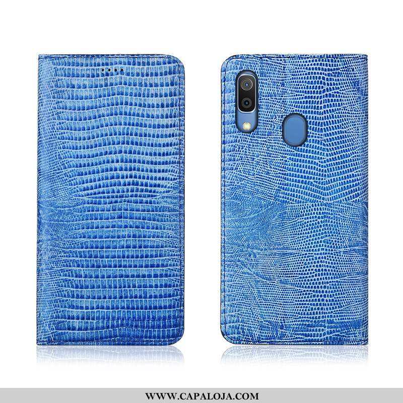 Capa Samsung Galaxy A20e Couro Legitimo Telemóvel Cases Silicone Castanho, Capas Samsung Galaxy A20e