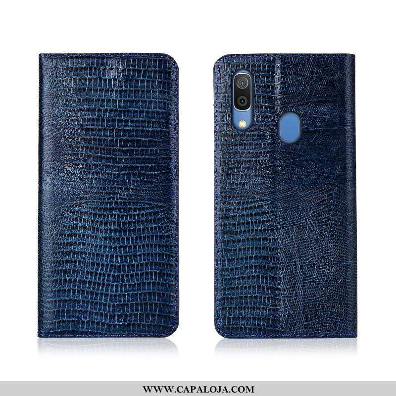 Capa Samsung Galaxy A20e Couro Legitimo Telemóvel Cases Silicone Castanho, Capas Samsung Galaxy A20e