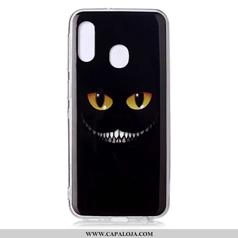 Capa Samsung Galaxy A20e Desenho Animado Azul Telemóvel Soft, Capas Samsung Galaxy A20e Tendencia Ba