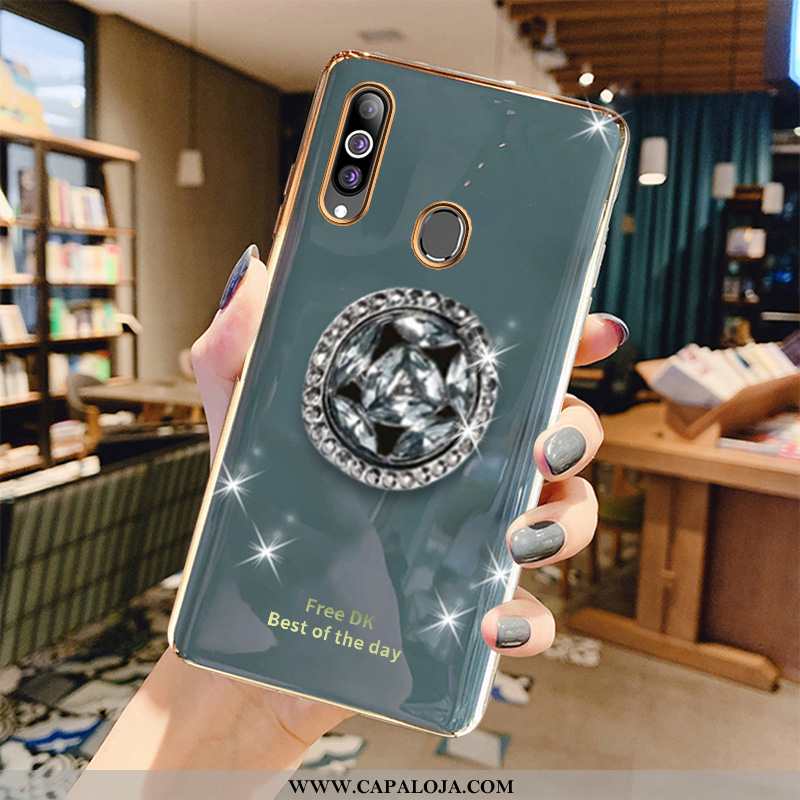 Capa Samsung Galaxy A20s Criativas Telemóvel Cases Malha Verde, Capas Samsung Galaxy A20s Tendencia 