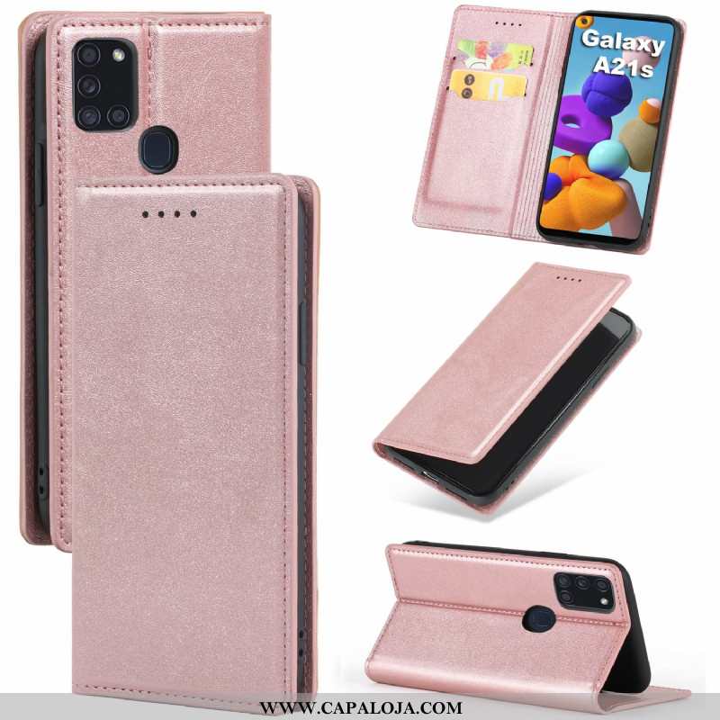 Capa Samsung Galaxy A21s Couro Antiqueda Cases Sem Castanho, Capas Samsung Galaxy A21s Marrom Online