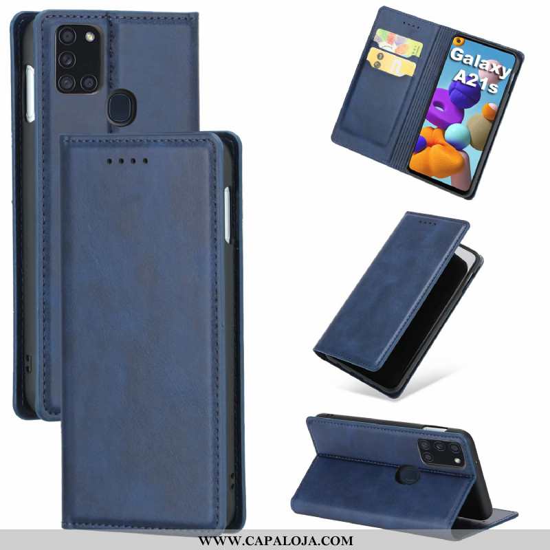 Capa Samsung Galaxy A21s Couro Antiqueda Cases Sem Castanho, Capas Samsung Galaxy A21s Marrom Online