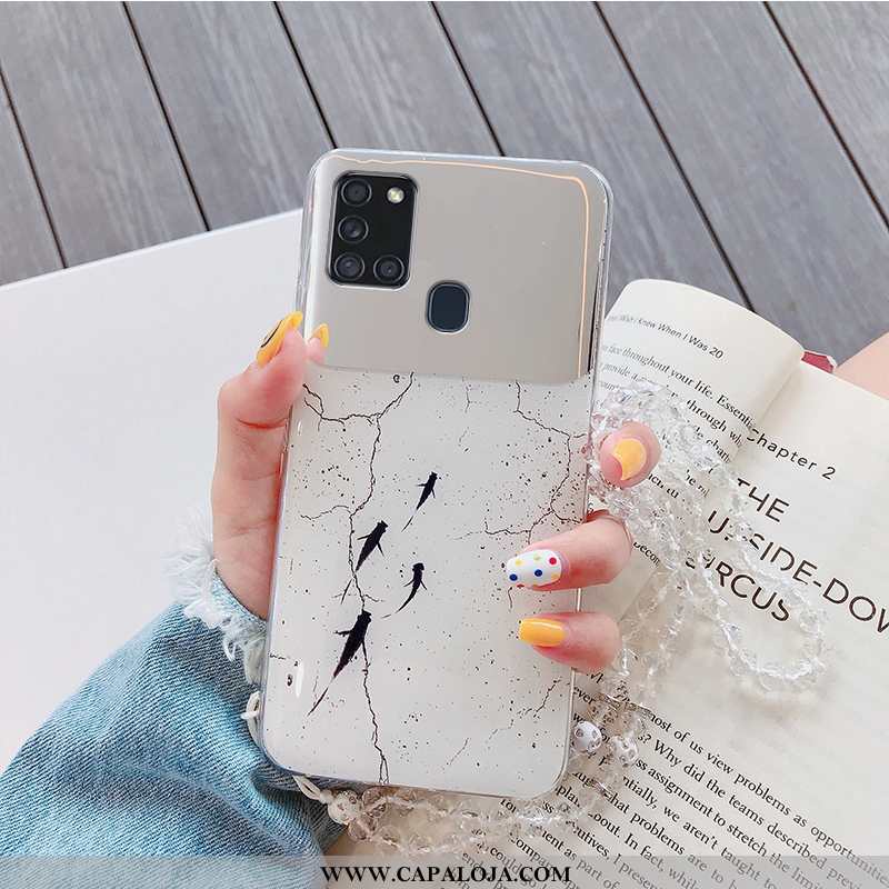 Capa Samsung Galaxy A21s Personalizada Protetoras Feminino Telemóvel Cinza, Capas Samsung Galaxy A21