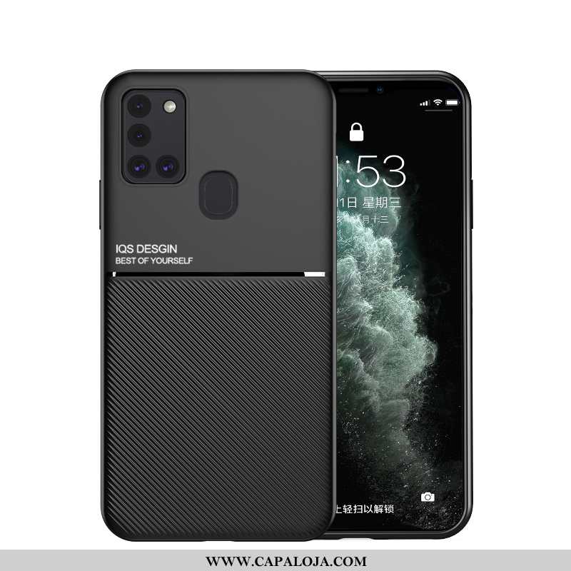 Capa Samsung Galaxy A21s Protetoras Tampa De Grau Criativas Preto, Capas Samsung Galaxy A21s Silicon