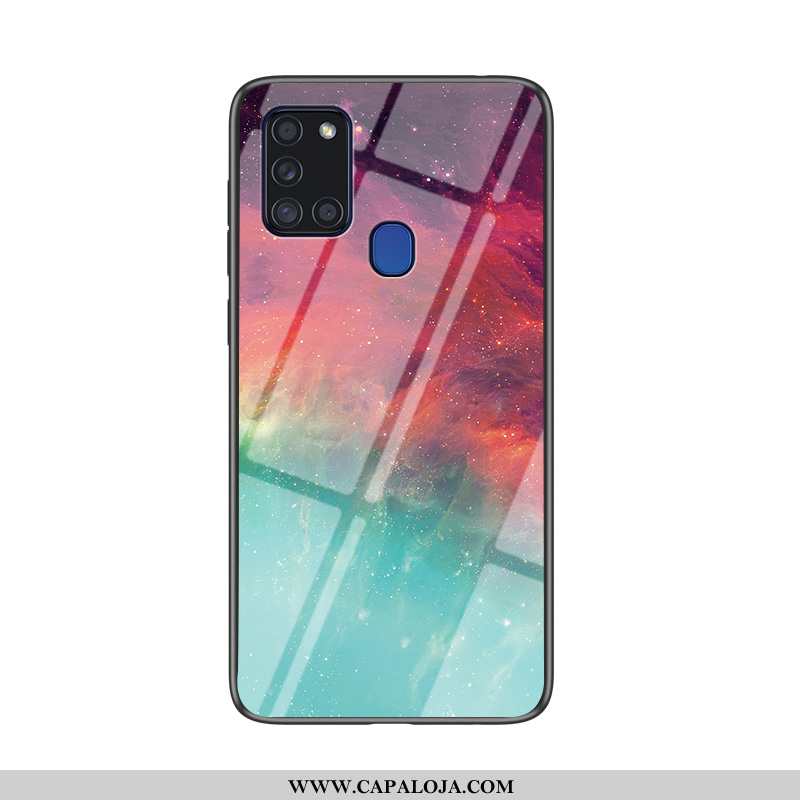 Capa Samsung Galaxy A21s Tendencia Protetoras Completa Estrelado Azul Escuro, Capas Samsung Galaxy A