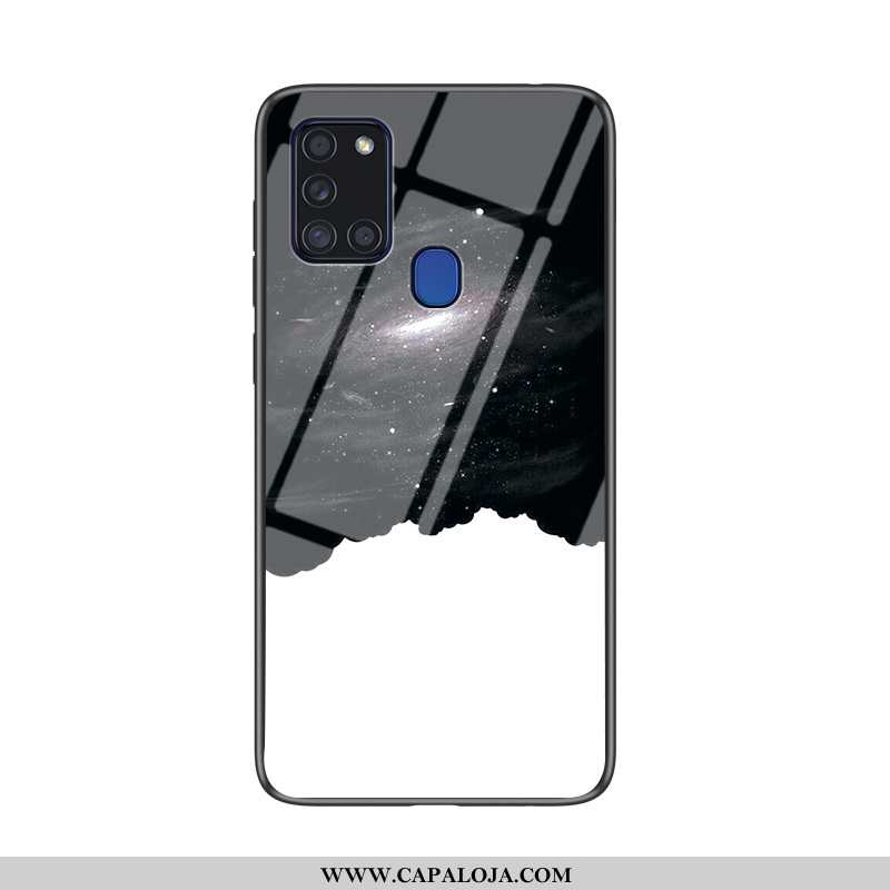 Capa Samsung Galaxy A21s Tendencia Protetoras Completa Estrelado Azul Escuro, Capas Samsung Galaxy A