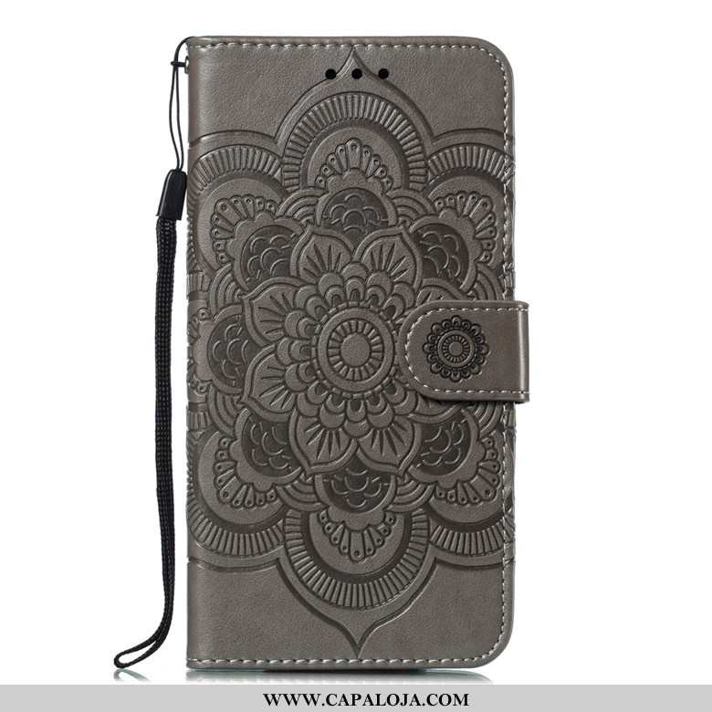 Capa Samsung Galaxy A30s Couro Capas Telemóvel Antiqueda Roxo, Samsung Galaxy A30s Soft Baratas