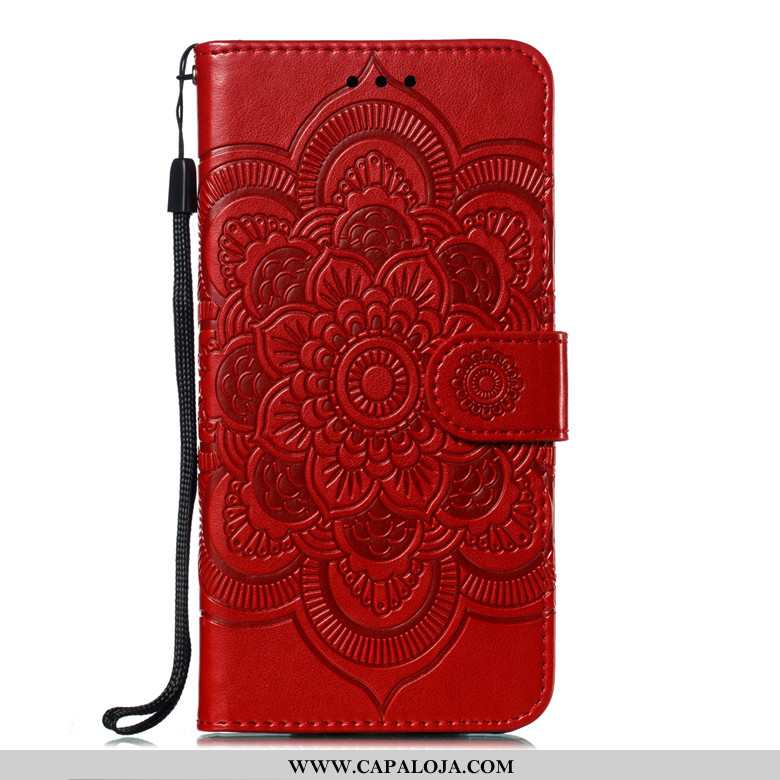 Capa Samsung Galaxy A30s Couro Capas Telemóvel Antiqueda Roxo, Samsung Galaxy A30s Soft Baratas