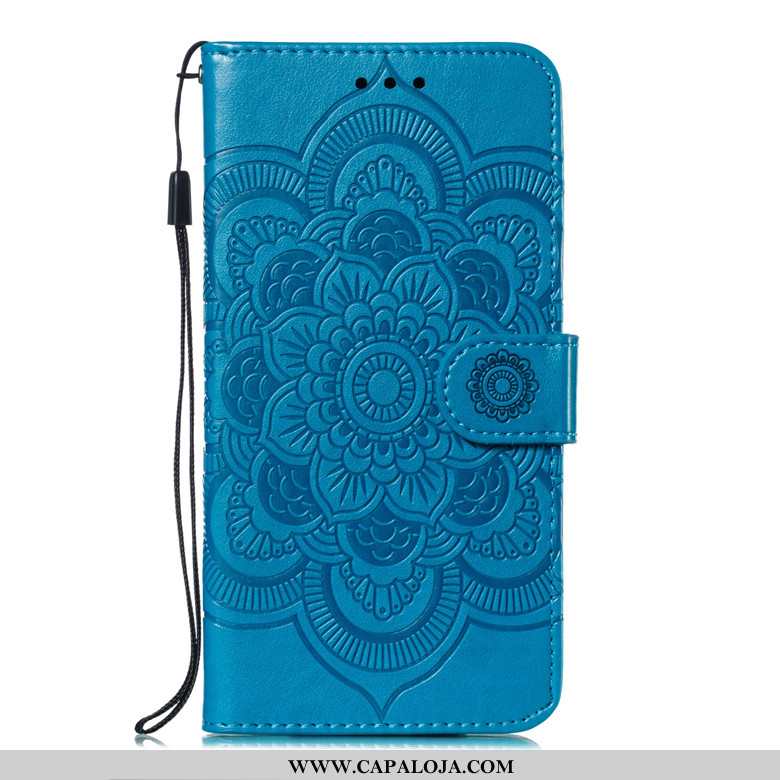 Capa Samsung Galaxy A30s Couro Capas Telemóvel Antiqueda Roxo, Samsung Galaxy A30s Soft Baratas