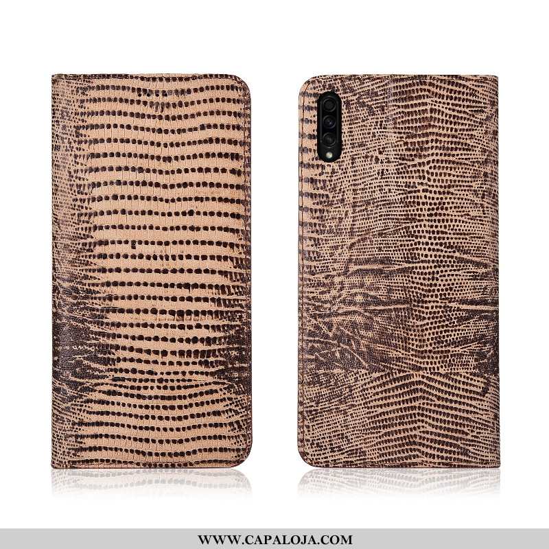 Capa Samsung Galaxy A30s Couro Soft Masculino Fosco Genuíno Preto, Capas Samsung Galaxy A30s Tendenc