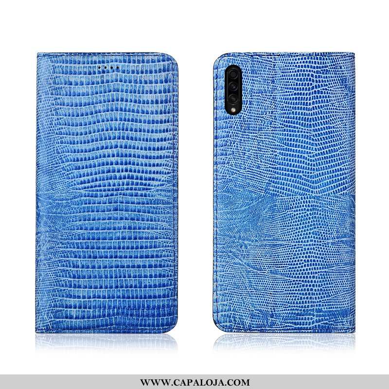 Capa Samsung Galaxy A30s Couro Soft Masculino Fosco Genuíno Preto, Capas Samsung Galaxy A30s Tendenc