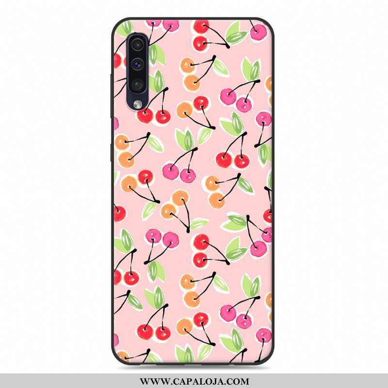 Capa Samsung Galaxy A30s Protetoras Capas Telemóvel Desenho Animado Rosa, Samsung Galaxy A30s Silico