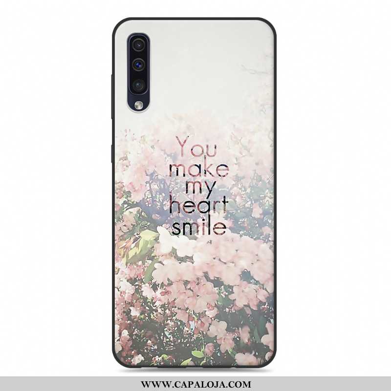 Capa Samsung Galaxy A30s Protetoras Capas Telemóvel Desenho Animado Rosa, Samsung Galaxy A30s Silico