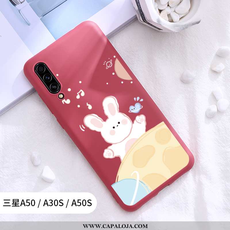 Capa Samsung Galaxy A30s Tendencia Capas Silicone Feminino Vermelho, Samsung Galaxy A30s Protetoras 