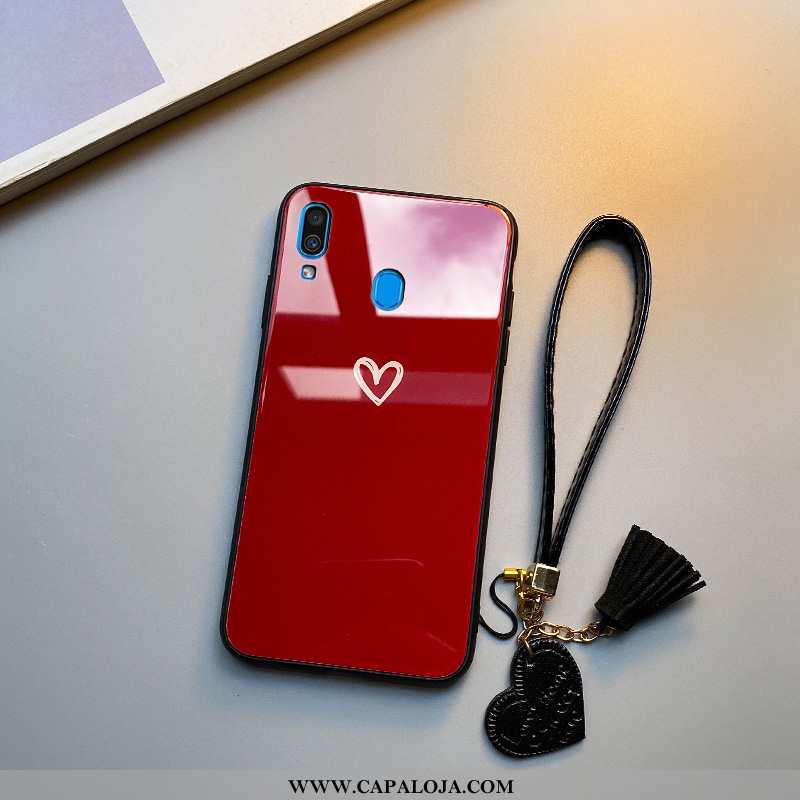 Capa Samsung Galaxy A40 Vidro Capas Antiqueda Cases Vermelho, Samsung Galaxy A40 Personalizada Onlin