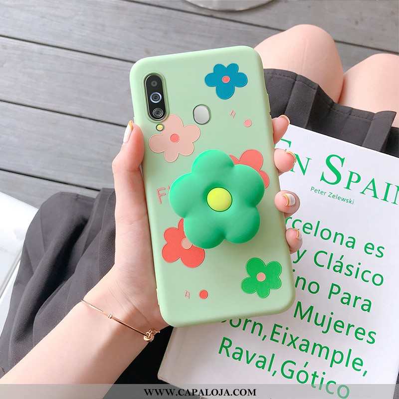 Capa Samsung Galaxy A40s Bonitos Cases Masculino Desenho Animado Verde, Capas Samsung Galaxy A40s Te