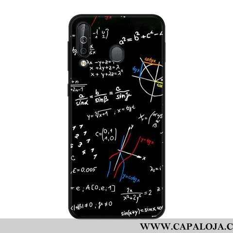 Capa Samsung Galaxy A40s Criativas Preto Telemóvel Fosco Verde, Capas Samsung Galaxy A40s Soft Barat