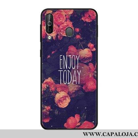 Capa Samsung Galaxy A40s Criativas Preto Telemóvel Fosco Verde, Capas Samsung Galaxy A40s Soft Barat