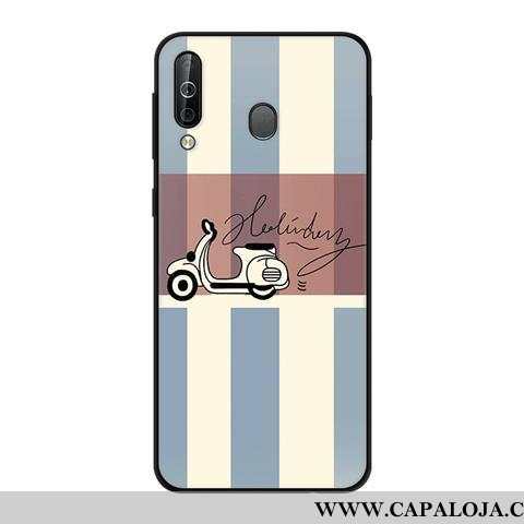 Capa Samsung Galaxy A40s Criativas Preto Telemóvel Fosco Verde, Capas Samsung Galaxy A40s Soft Barat