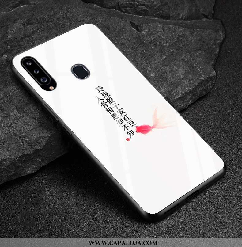 Capa Samsung Galaxy A40s Personalizado Silicone Soft Cases Branco, Capas Samsung Galaxy A40s Tendenc