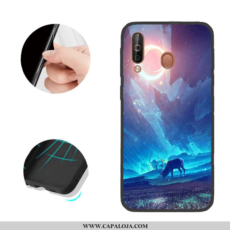 Capa Samsung Galaxy A40s Telemóvel Cases Capas Preto, Samsung Galaxy A40s Pedra Venda