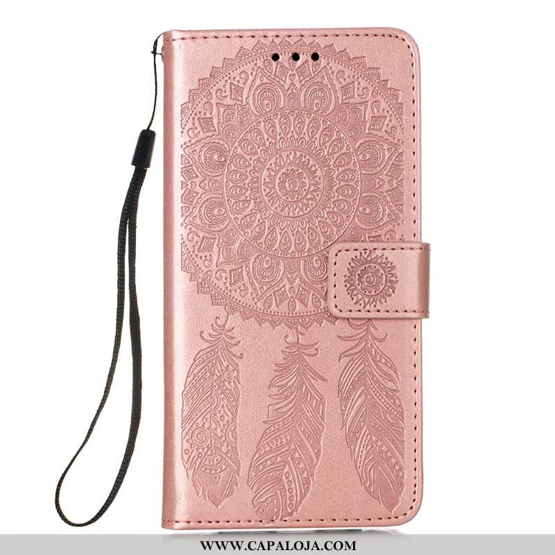 Capa Samsung Galaxy A41 Couro Telemóvel Marrom Cases Castanho, Capas Samsung Galaxy A41 Cover Barata