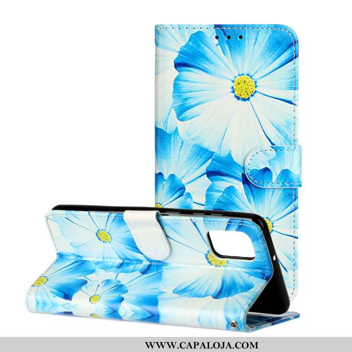 Capa Samsung Galaxy A41 Desenho Animado Protetoras Couro Branco, Capas Samsung Galaxy A41 Fofas Bara