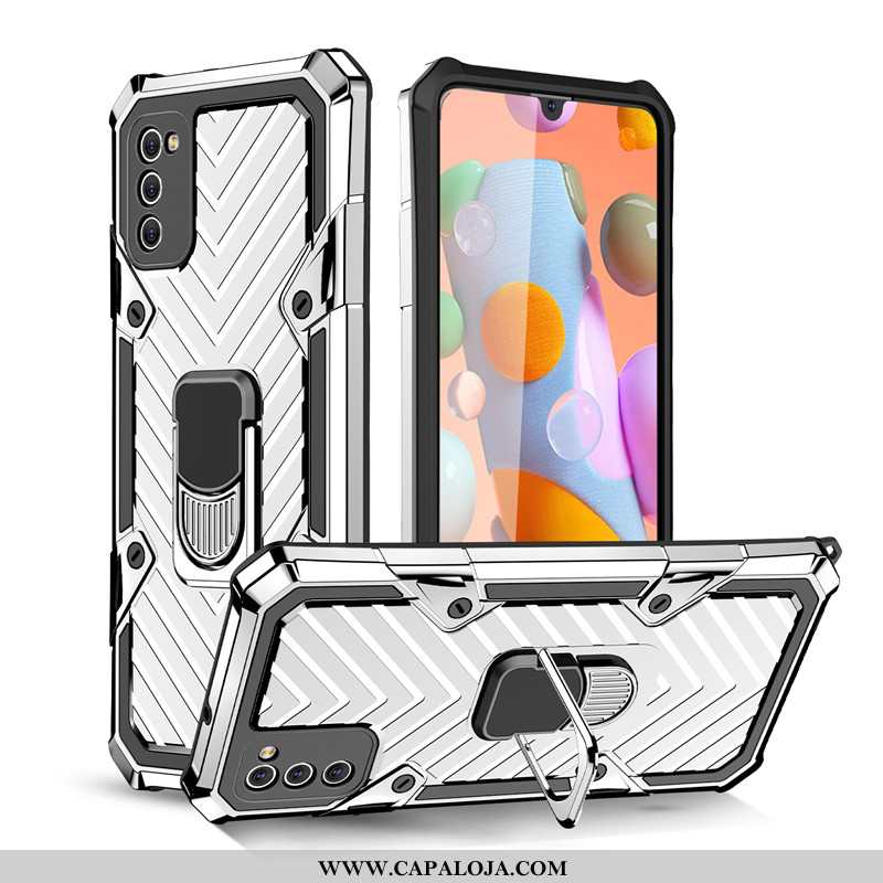 Capa Samsung Galaxy A41 Protetoras Cases Telemóvel Completa Preto, Capas Samsung Galaxy A41 Suporte 