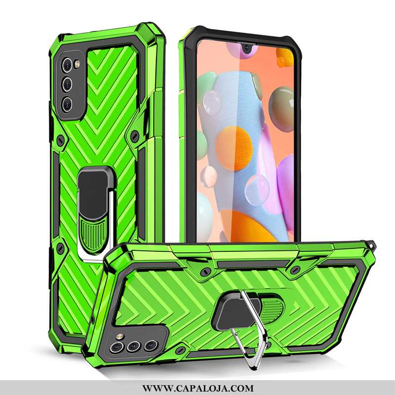 Capa Samsung Galaxy A41 Protetoras Cases Telemóvel Completa Preto, Capas Samsung Galaxy A41 Suporte 