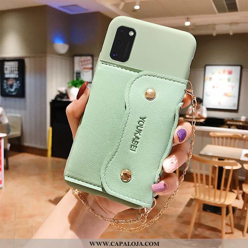 Capa Samsung Galaxy A41 Slim Cases Masculino Carteira Verde, Capas Samsung Galaxy A41 Soft Baratas