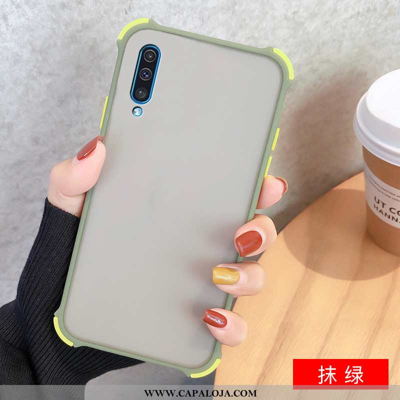 Capa Samsung Galaxy A50 Protetoras Completa Cor De Contraste Antiqueda Verde, Capas Samsung Galaxy A